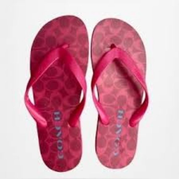 Coach Signature C Flip Flops - Picture 4 of 12